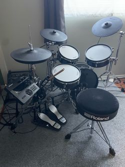 Roland VAD307 V-Drums with TD-27 Module & VH14D Digital Hi-Hat