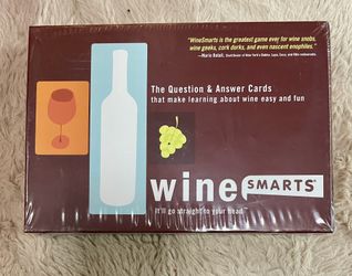 Wine Smarts Table Card Game