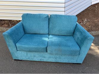Super soft teal couch!