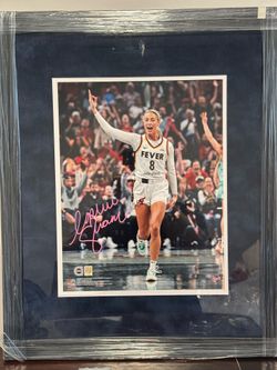 Sophie Cunningham Signed 11x14 - professionally framed - SWAU certified