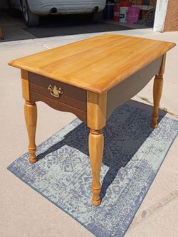 Solid maple table