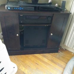 Corner Media Unit With Space For Fireplace Insert 