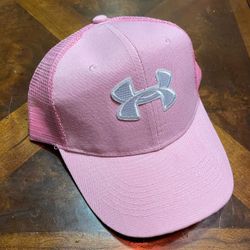 Under Armour Hat Pink Girls NEW Adjustable Velcro