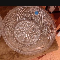 Anchor Hocking Stars and Bars glass serving bowl