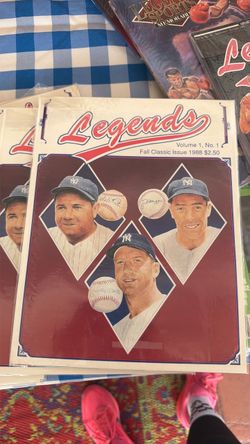 Legends Magazine Volume 1 No. 1 Fall 1988