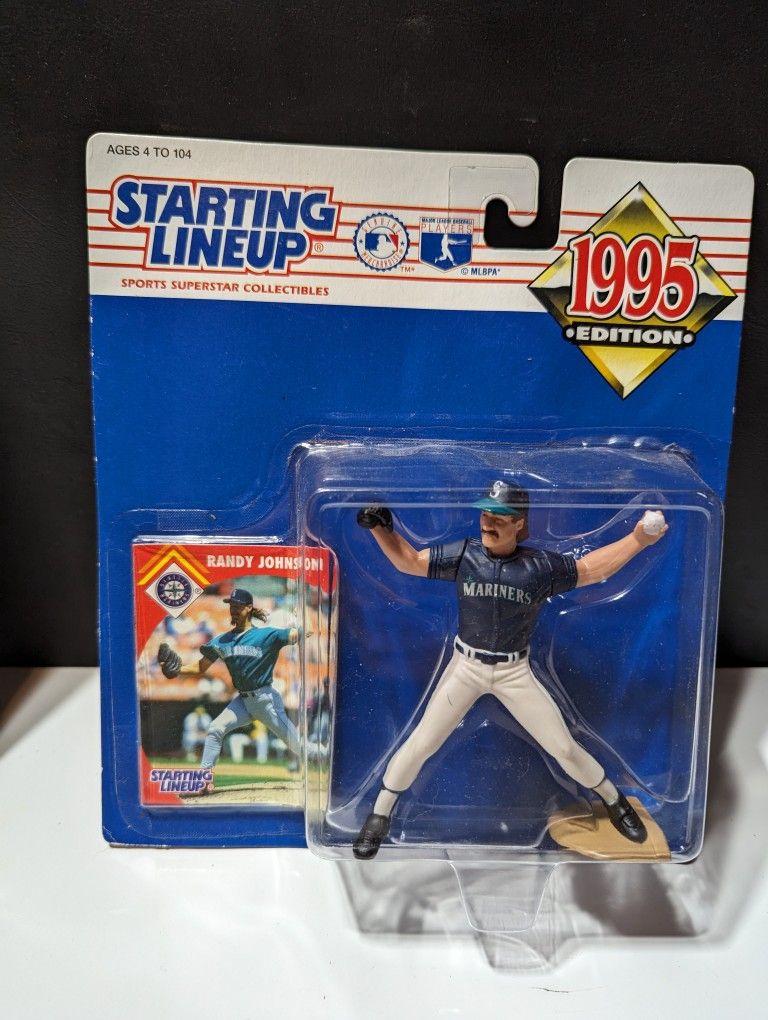 1995 Starting Lineup Randy Johnson Figure with Collector Card - Unopened

