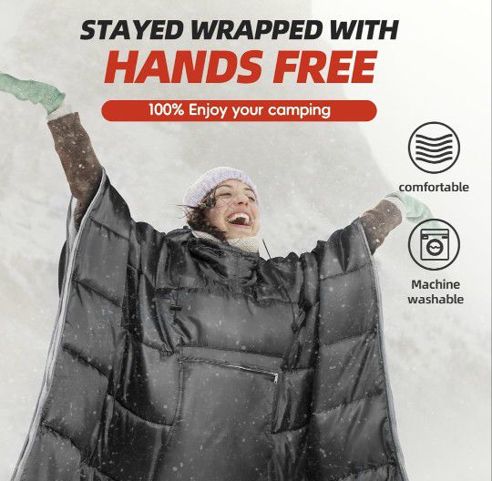 Wearable Camping blanket 