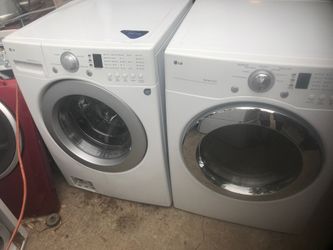 LG front load washer and dryer