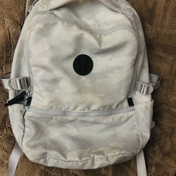 Lululemon Backpack /Camo/ Grey White Black