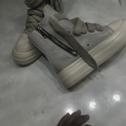 rick owen ,jumbo lace ,grey and size 41