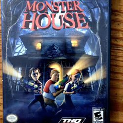 GameCube Monster House Nintendo Gamecube 2006, CIB Black Label EUC
