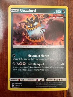 Pokemon Guzzlord 136/236 Cosmic Eclipse Holo Rare NM/M PACK FRESH! 💫