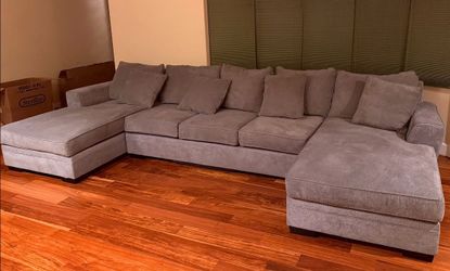 Authentic Living Spaces Double Chaise Sectional Couch