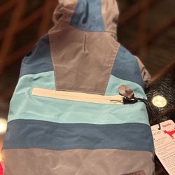 Blue And Grey Dog Rain Jacket