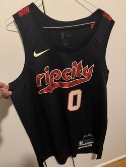 Portland Trailblazers Nike Damian Lillard Ripcity Jersey