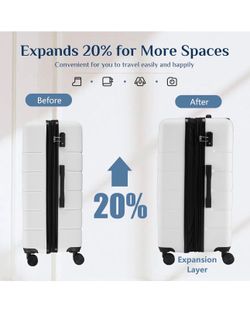 20-inch rigid suitcase -Maleta rígida de 20 pulgadas