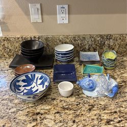 Japanese Style Small Dishes. 