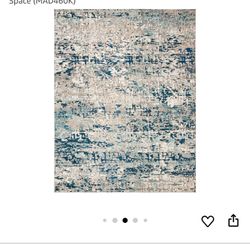 Area Rug 8x10 - Grey & Blue 