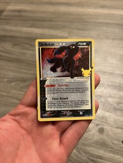 Pokemon Cards Umbreon Gold Star