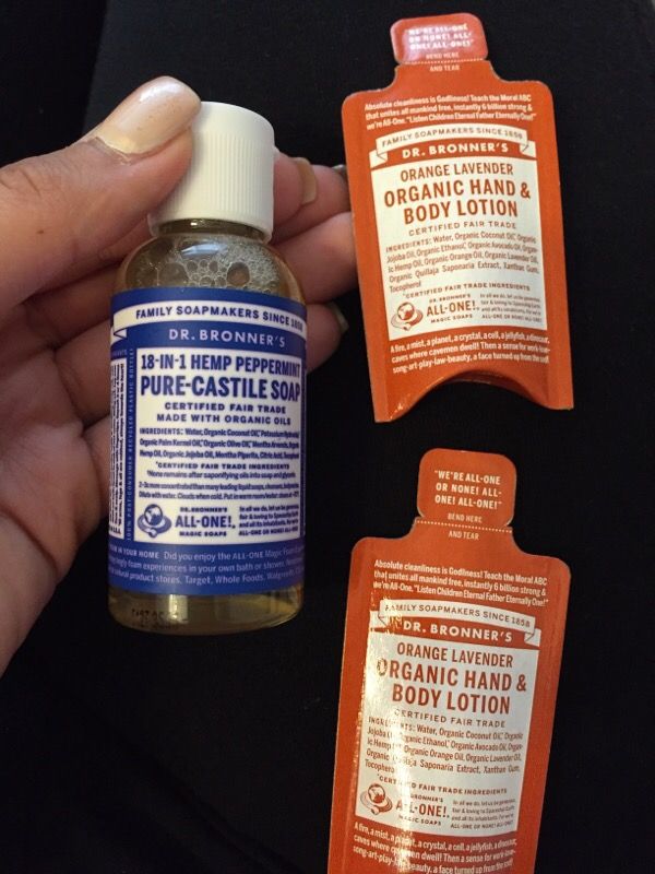 Dr. Bronner's soap