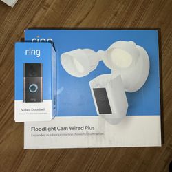 Floodlight Cam Wired + Video doorbell