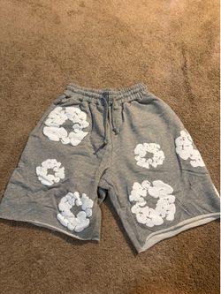 Denim tears Cotton Wreath Grey Shorts