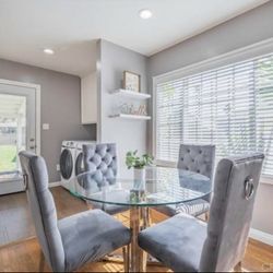 Grey Dining Chairs  