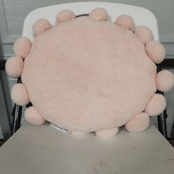 Plush Pink Ball Pillow From Target