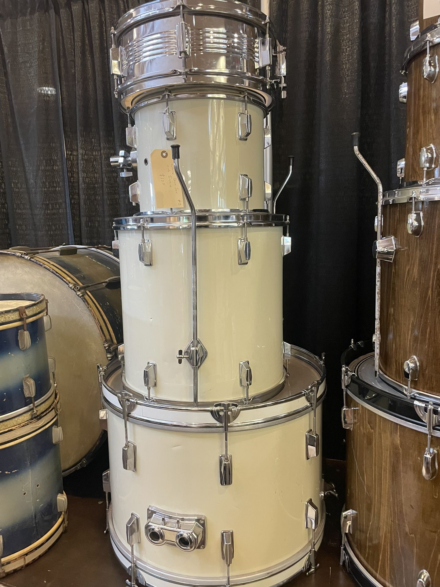 Drum Set, Silver Snare