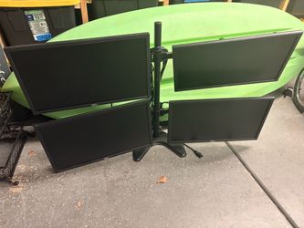 PC Monitors + Monitor Stand