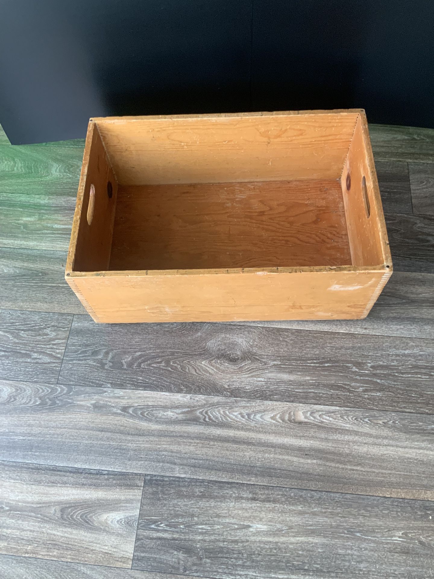 Multi Purpose Hardwood Dovetail Box From 1966. @25