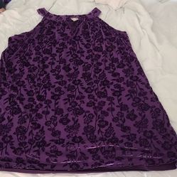 Just Found Purple Floral Dress Plus Size 2X XXL 2XL