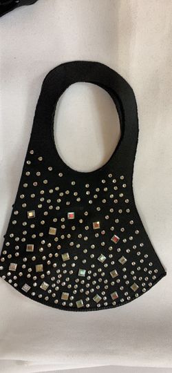 Bling rhinestone face covering