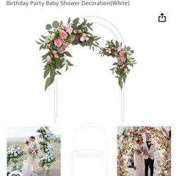 White Wedding/ Balloon Arch 