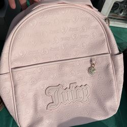 Juicy Couture Pink Heart Backpack