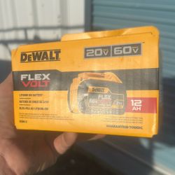 12ah Dewalt Flexvolt Battery, New