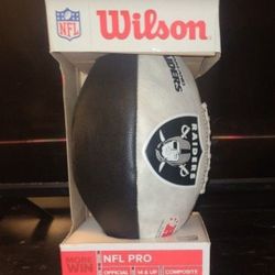 TAKING BEST OFFER starting at $25. Wilson Raiders Football, Brand New Condition. Collector's Item. Taking Best Offer. 