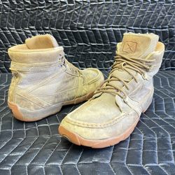 Twisted X Chukka Boots Mens Size 8 M Brown Leather Moc Toe Driving