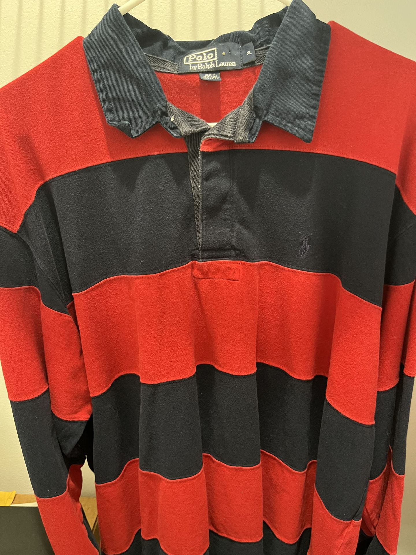 Red & Blue Polo Ralph Lauren Shirt $25 Long Sleeve