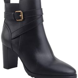 Giani Bernini Black Ninha Block Heel Dress Booties
