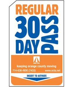 Regular 30 Day Bus Pass