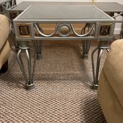 Set Of 3 Coffee Table And 2 End Tables 