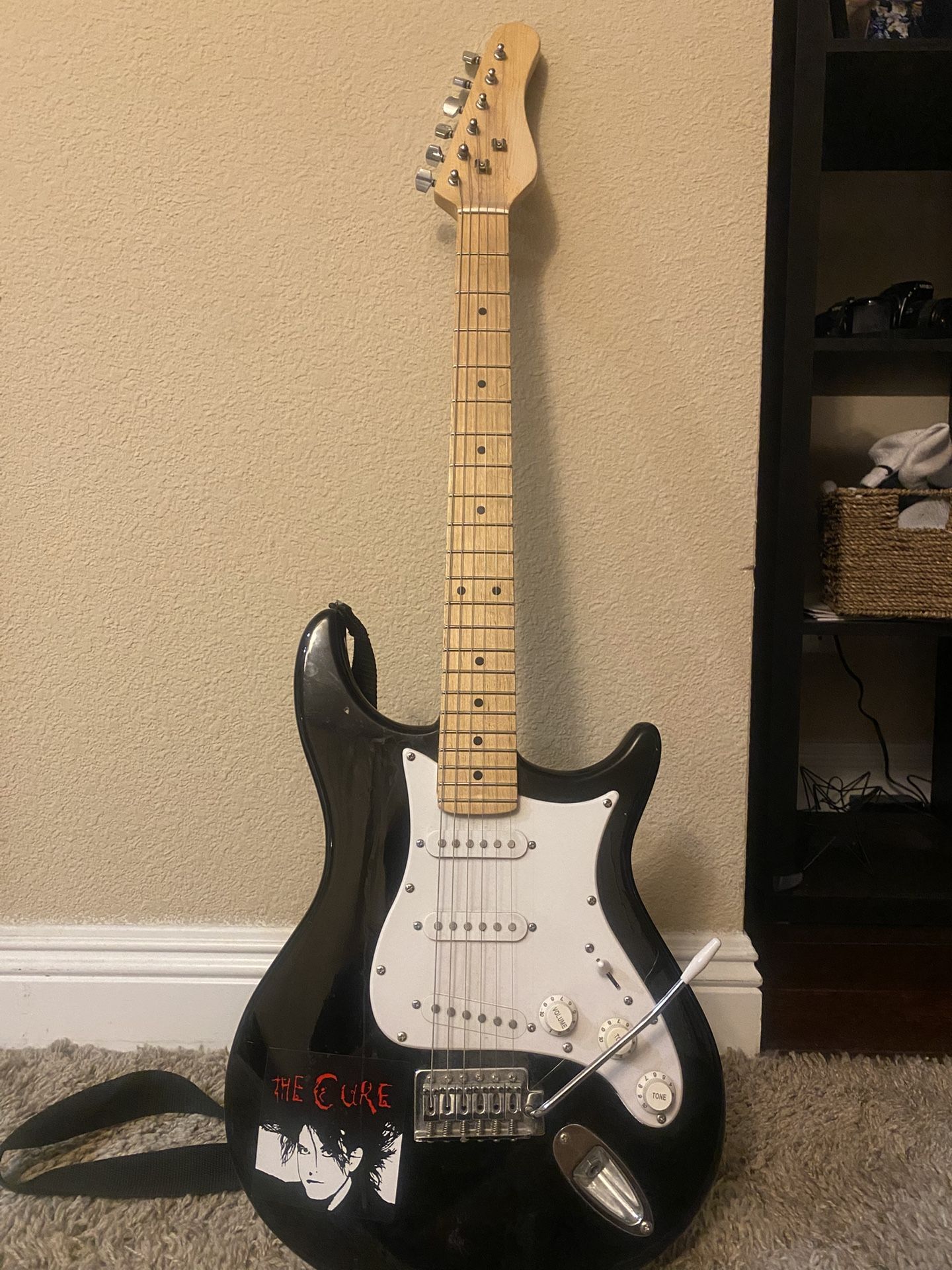 Black Electric Guitar