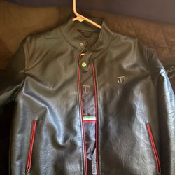 F Collections Leather Jacket 