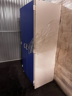 Solid Book or Tool Storage Cabinet