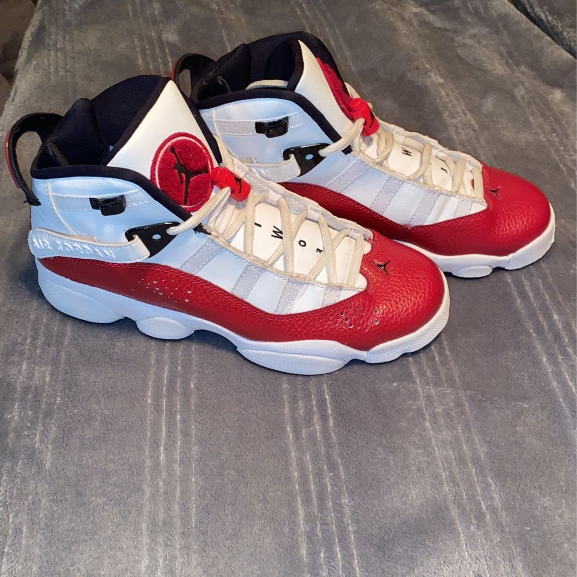 Red And White Jordans
