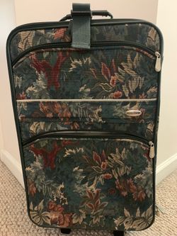 Pierre Cardin Tapestry suitcase