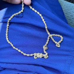 10k Gold rope Chain 