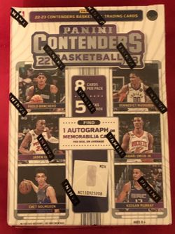 Brand New & Sealed 2022-23 Panini Contenders Basketball Blaster Box