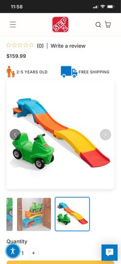 Toddler roller coaster